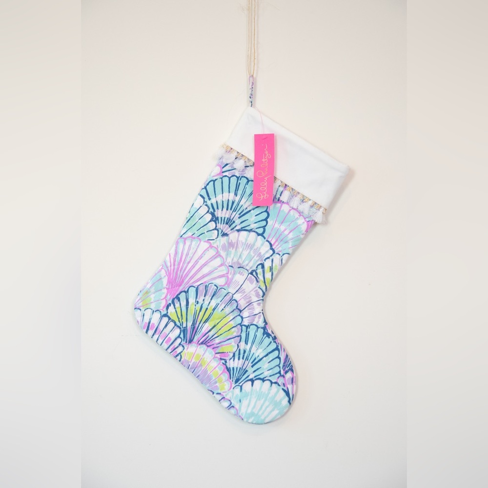 LILLY PULITZER • QUILTED CHRISTMAS STOCKING